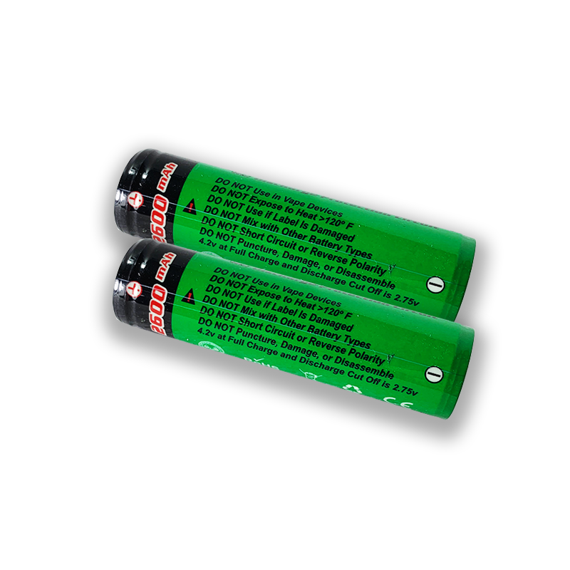 Kill Light Battery-TRU-MAX-18650 2600mAh Rechargeable Batteries, 2 Pack