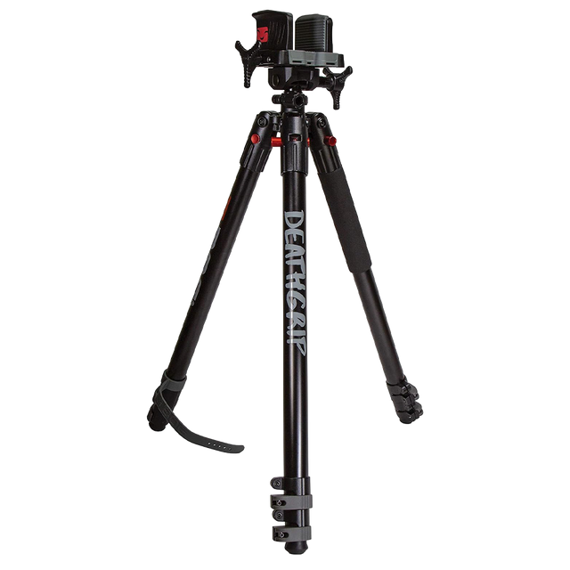 BOG DeathGrip Tripod, Lightweight, Stable Design, Bubble Level, Adjustable Legs, Shooting Rest, and Hands-Free Operation for Hunting, Shooting, and Outdoors