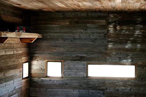 DeerView Blind Window Basic Hinge Glass Window for Deer Blinds and Shooting Houses