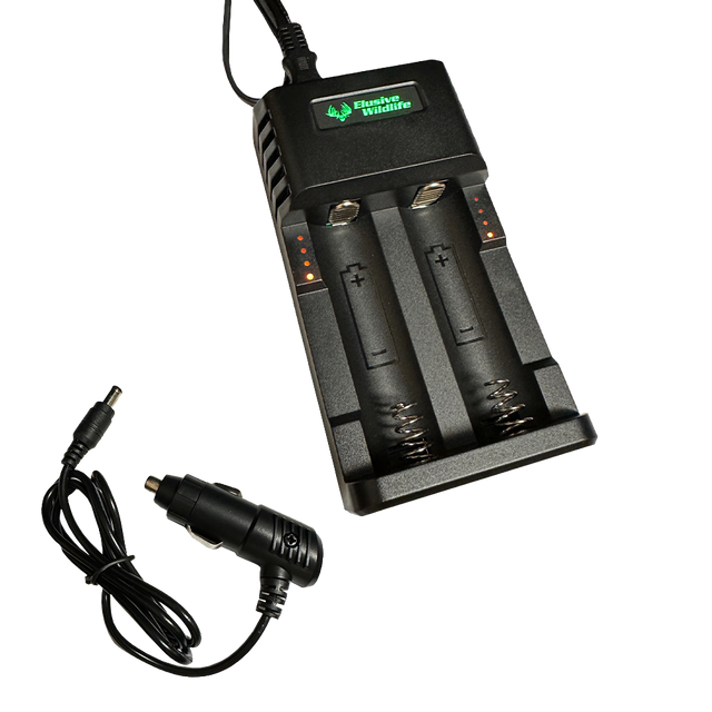 Head Lamp Battery - Charger Upgrade 21700 with 2 Bay Deluxe Charger