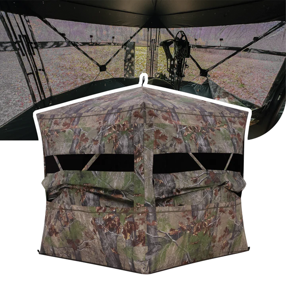 Barronett Hunting Blind - GrandView™ Ground Blind - 104in Wide x 82in Tall