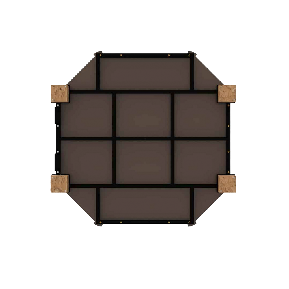 Grizzly Coolers - Box Blind With Ozone Ports - 6X6