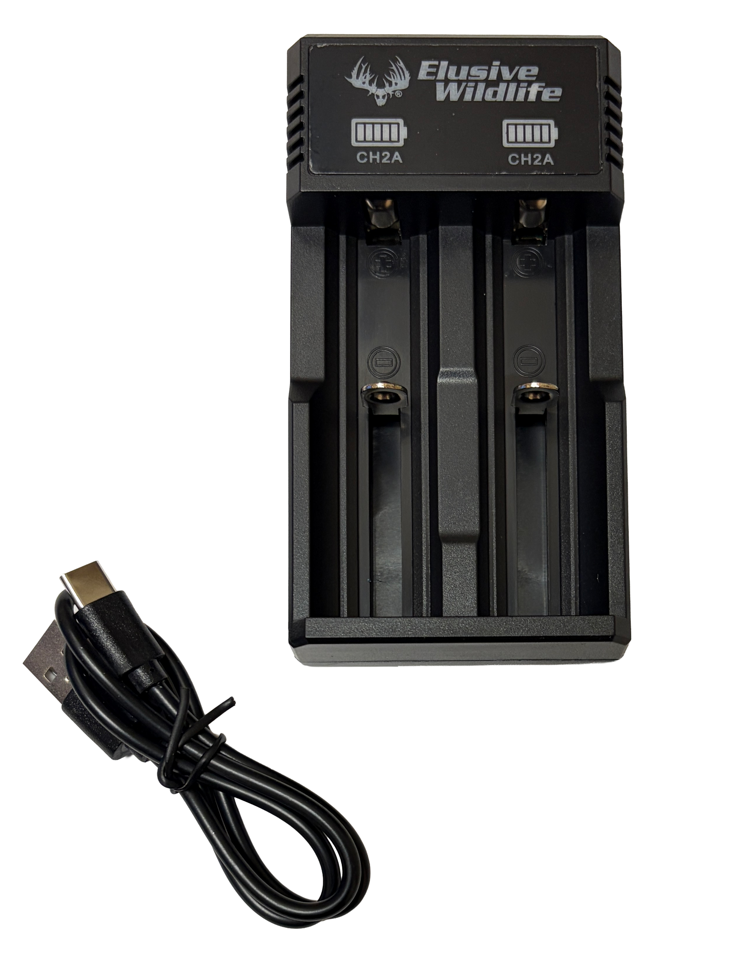 Kill Light Universal Battery Charger Kit with 16340 Batteries-2 Pack