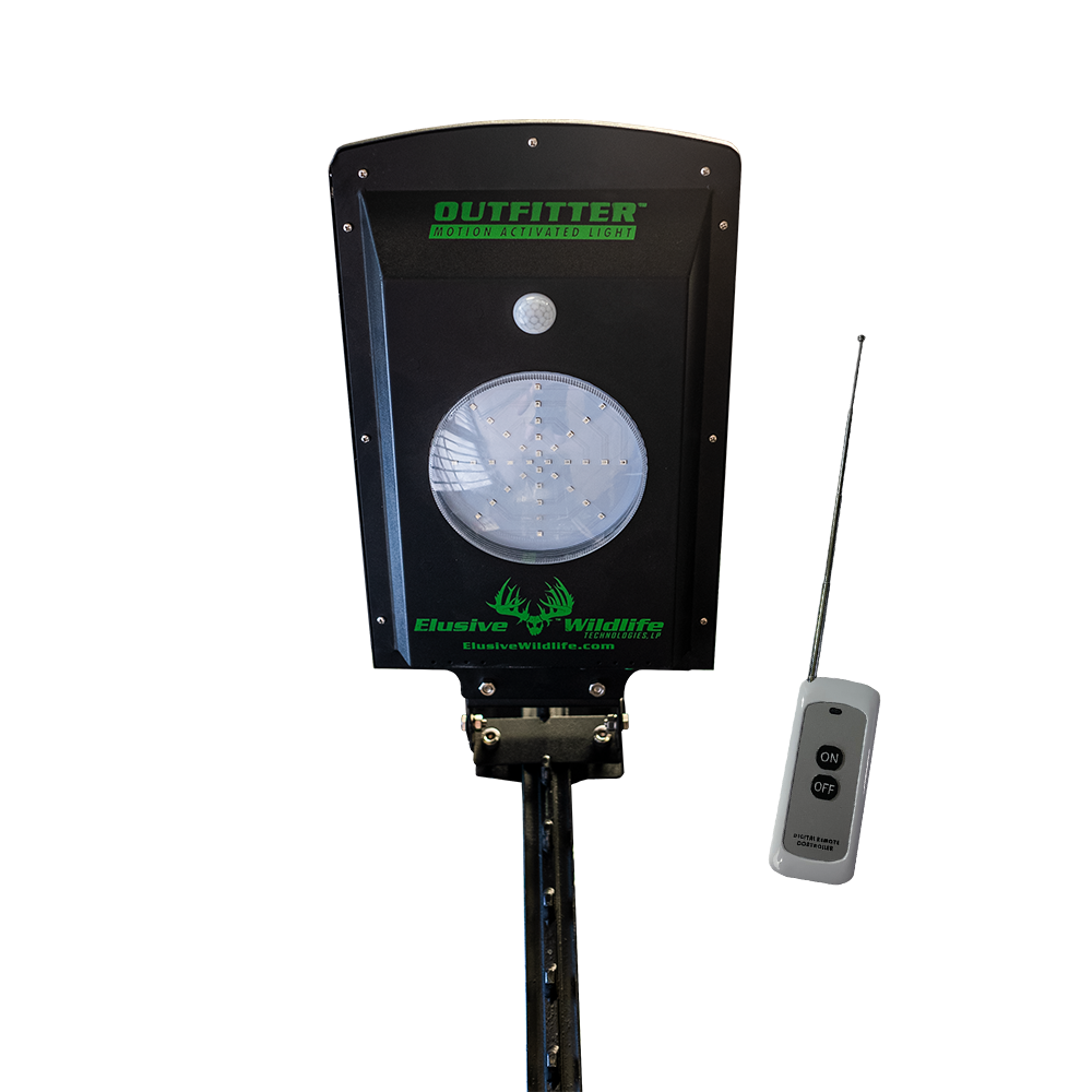 Kill Light OUTFITTER-R Remote Controlled, Solar Powered Motion Activated Feeder Light