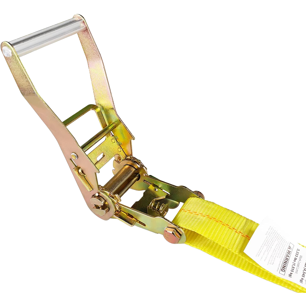 Heavy Duty Ratchet Strap, 1 Pack - 2in. x 27ft, Working Capacity-3,333 LBS
