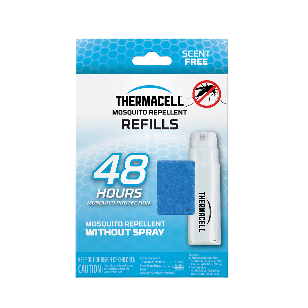 ThermaCELL Mosquito Repellant Refill 48 Hour Value Pack, 4 Cartridges with 12 Mats