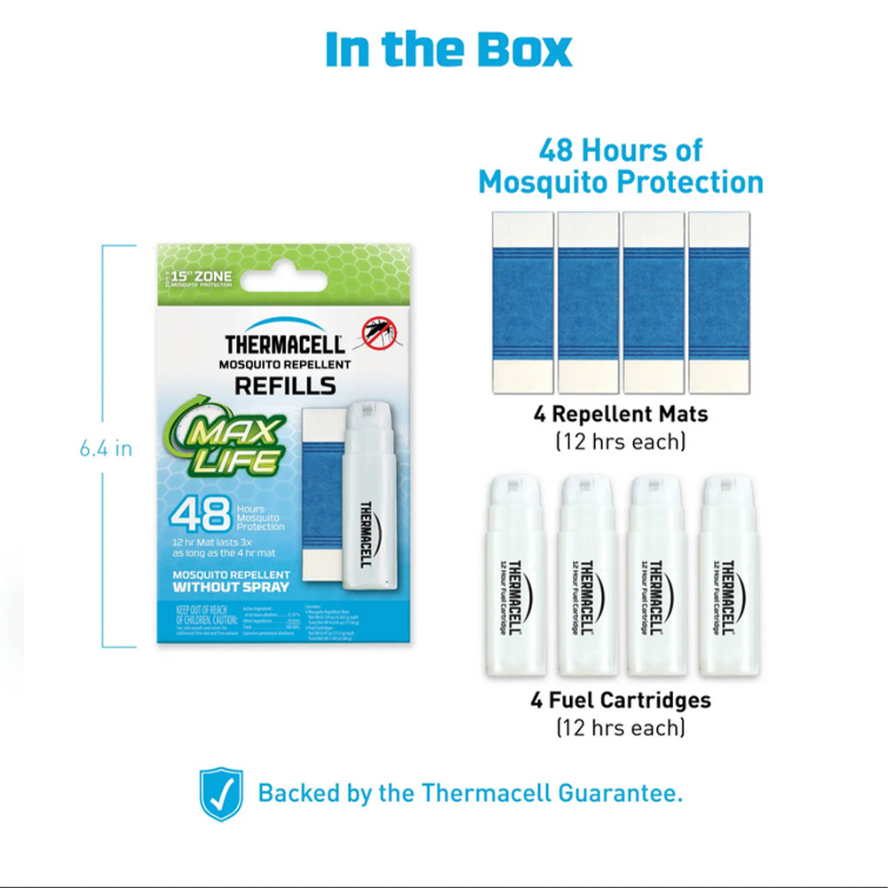 ThermaCELL Max Life Mosquito Repellent Refills - 48 Hours