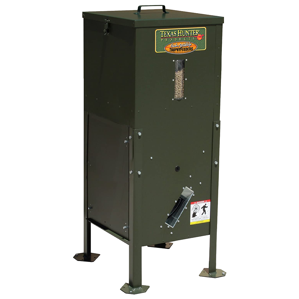 Directional Fish Feeder 70lb-Battery-2W Solar Panel-Dock Legs