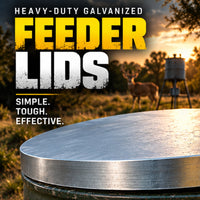 Heavy-Duty Galvanized Steel Barrel Lid | Fits 30, 55 & 85 Gallon Barrels