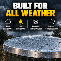 Heavy-Duty Galvanized Steel Barrel Lid | Fits 30, 55 & 85 Gallon Barrels