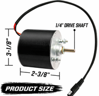 High Output Feeder Motor -1/4 Inch Shaft