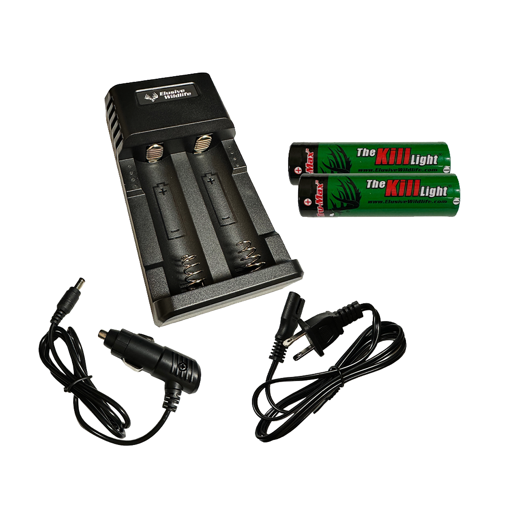 Head Lamp Battery - Charger Upgrade  21700 with 2 Bay Deluxe Charger