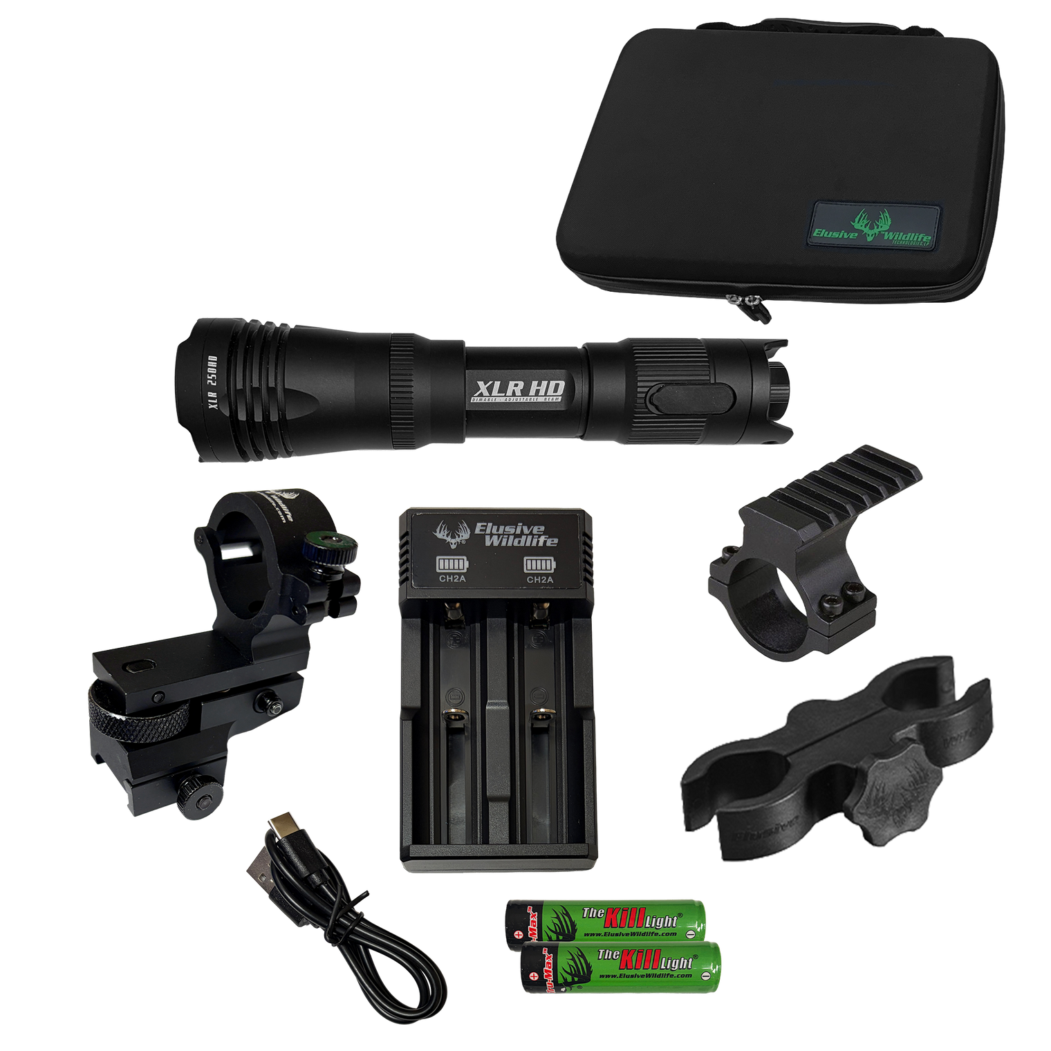 Kill Light XLR 250HD Zoom Focus Hunting Light Package