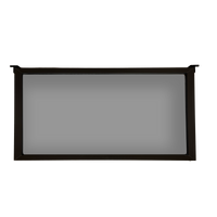 The Original Deer Blind Window - Swing Sash, Tab Mount Weather Protected Window
