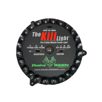 Elusive Wildlife Kill Light Pro 3 Color Feeder Light - Best Hunting Light for Deer Feeders/Hog Hunting - Motion Activated, Portable