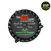 Elusive Wildlife Kill Light Pro 3 Color Feeder Light - Best Hunting Light for Deer Feeders/Hog Hunting - Motion Activated, Portable
