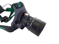 Elusive Wildlife 3 Color Pro Headlamp Kit with Adjustable Beam for Hunting, Hiking and Camping-Dimmable, Zoomable led headlamp with Over 200 Yards Distance High Power headlamps for Hunters