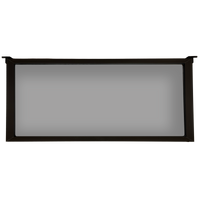 The Original Deer Blind Window - Swing Sash, Tab Mount Weather Protected Window