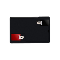 6 Volt 5 amp Rechargeable Battery, Lantern Style -Spade Top