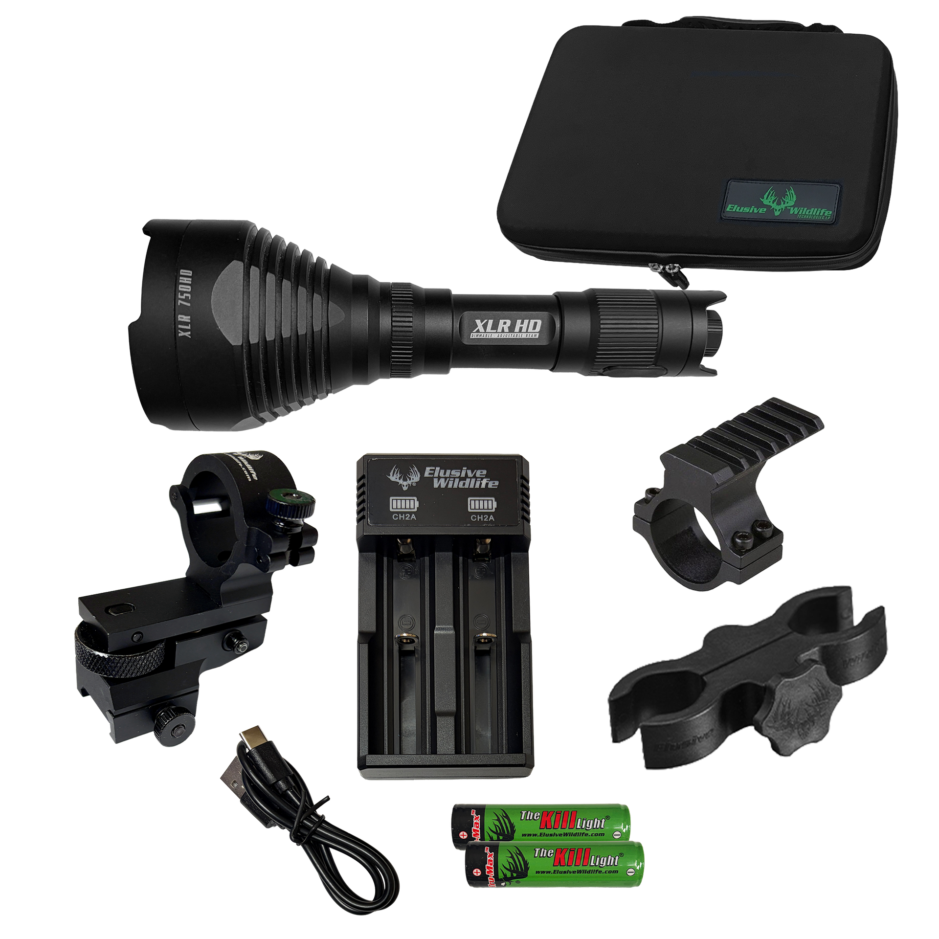 Kill Light XLR 750HD Zoom Focus Hunting Light Package – Elusive