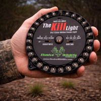 Elusive Wildlife Kill Light Pro 3 Color Feeder Light - Best Hunting Light for Deer Feeders/Hog Hunting - Motion Activated, Portable