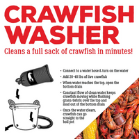 GAME WASHER -Crawfish and Jumbo Game Washer-Red