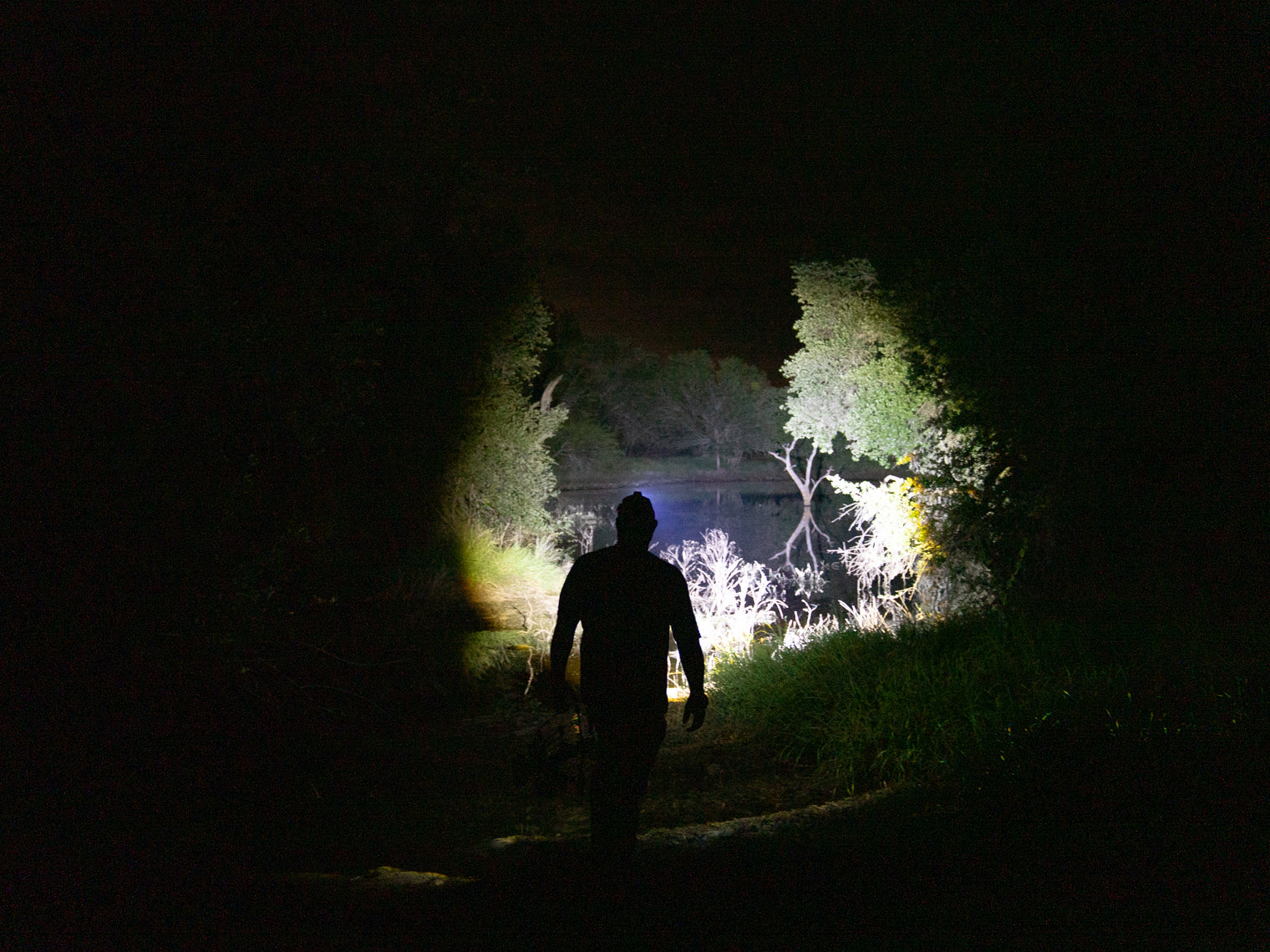 Elusive Wildlife 3 Color Pro Headlamp Kit with Adjustable Beam for Hunting, Hiking and Camping-Dimmable, Zoomable led headlamp with Over 200 Yards Distance High Power headlamps for Hunters