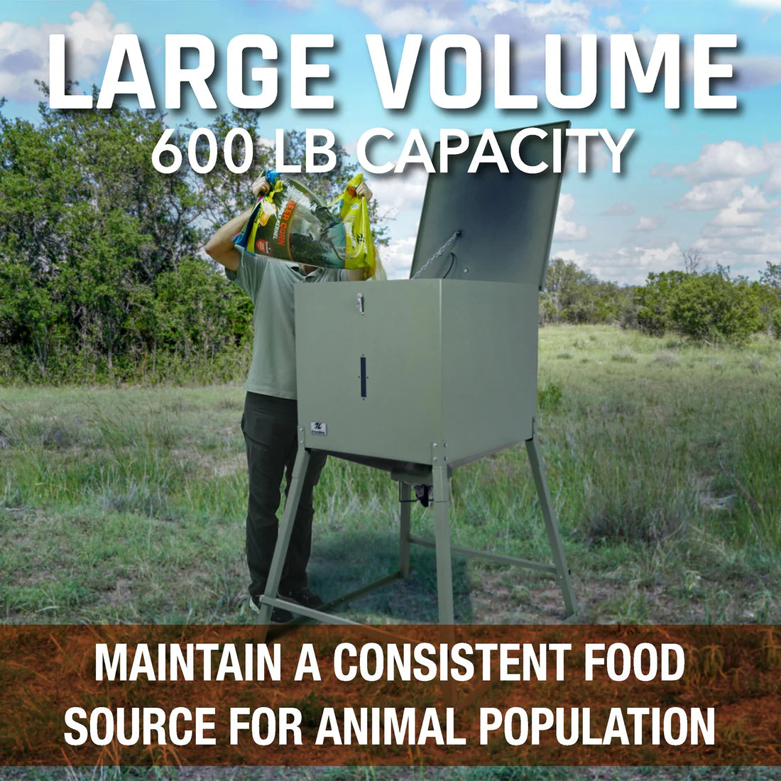 TREELINE 600lb. Corn Feeder