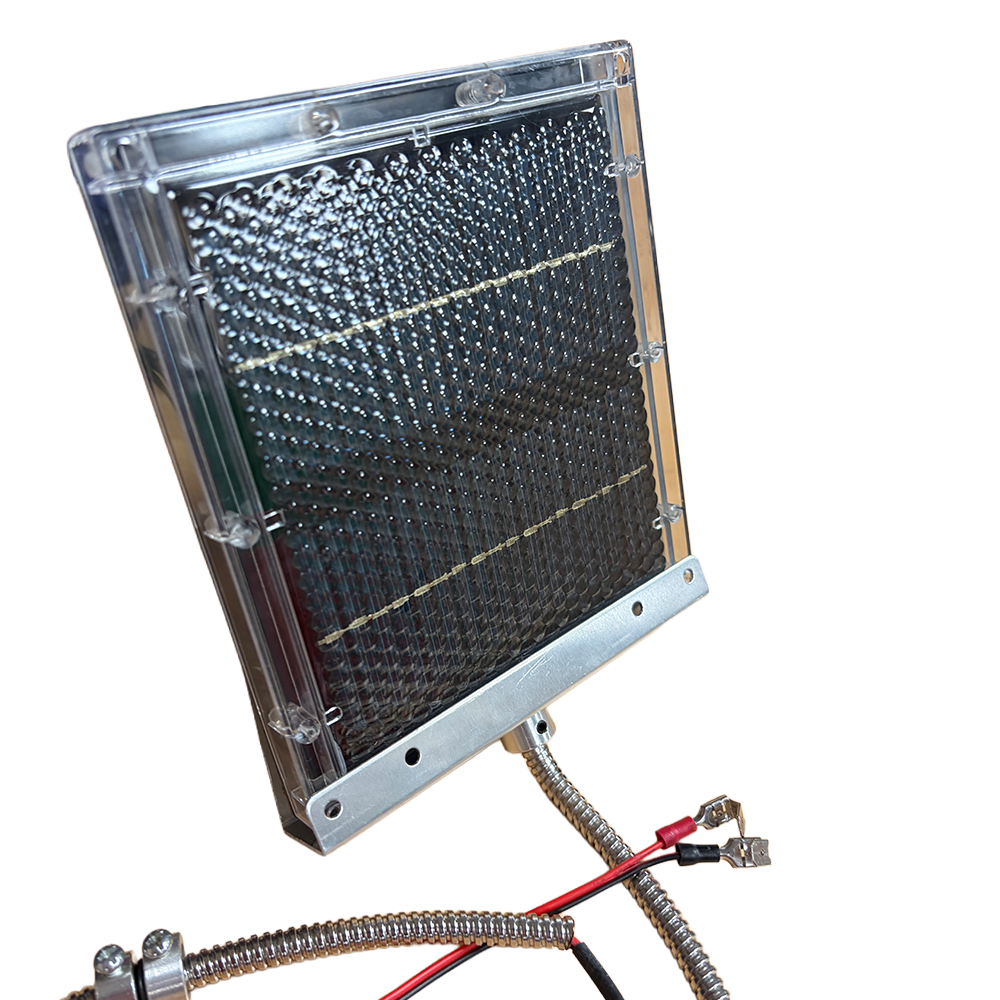 Elusive Wildlife 12 Volt Solar Panel for Wildlife Feeders – High Efficiency Solar Charger with Reinforced Cable & Mounting Bracket – Durable Weatherproof Design for Deer & Hog Feeders – Elusive Wildlife Technologies