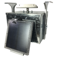 Elusive Wildlife Premium 12 Volt Feeder Control Box with The Timer and Attached Solar Panel