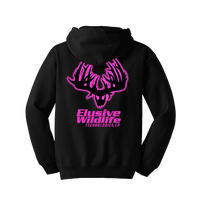 Elusive Wildlife Technologies Pullover Hoodie, HOT PINK