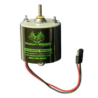 Elusive Wildlife Premium 12 Volt Feeder Control Box with The Timer and Cable Solar Panel