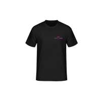 Elusive Wildlife Technologies Logo T-Shirt Black-Hot Pink