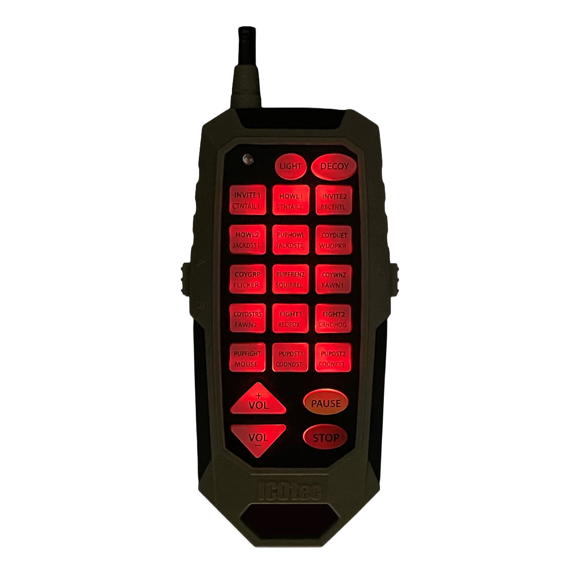 ICOtec 320+ Predator Call with Bluetooth (30 Fixed Calls)