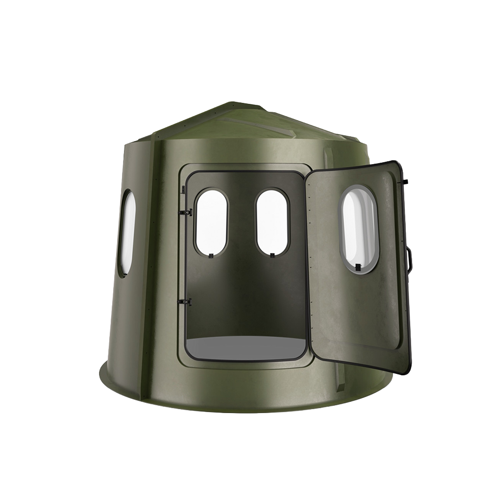 MAVERICK BLINDS Six Shooter -Hunting Blind-Green -Tinted Windows