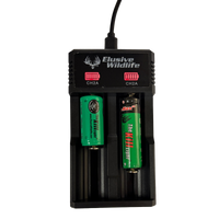 Kill Light Universal Battery Charger Kit with 16340 Batteries-2 Pack
