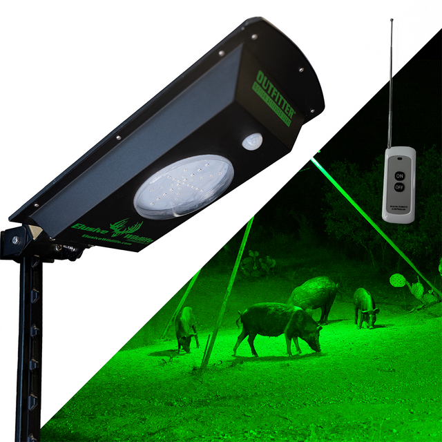 Kill Light OUTFITTER-R Remote Controlled, Solar Powered Motion Activated Feeder Light