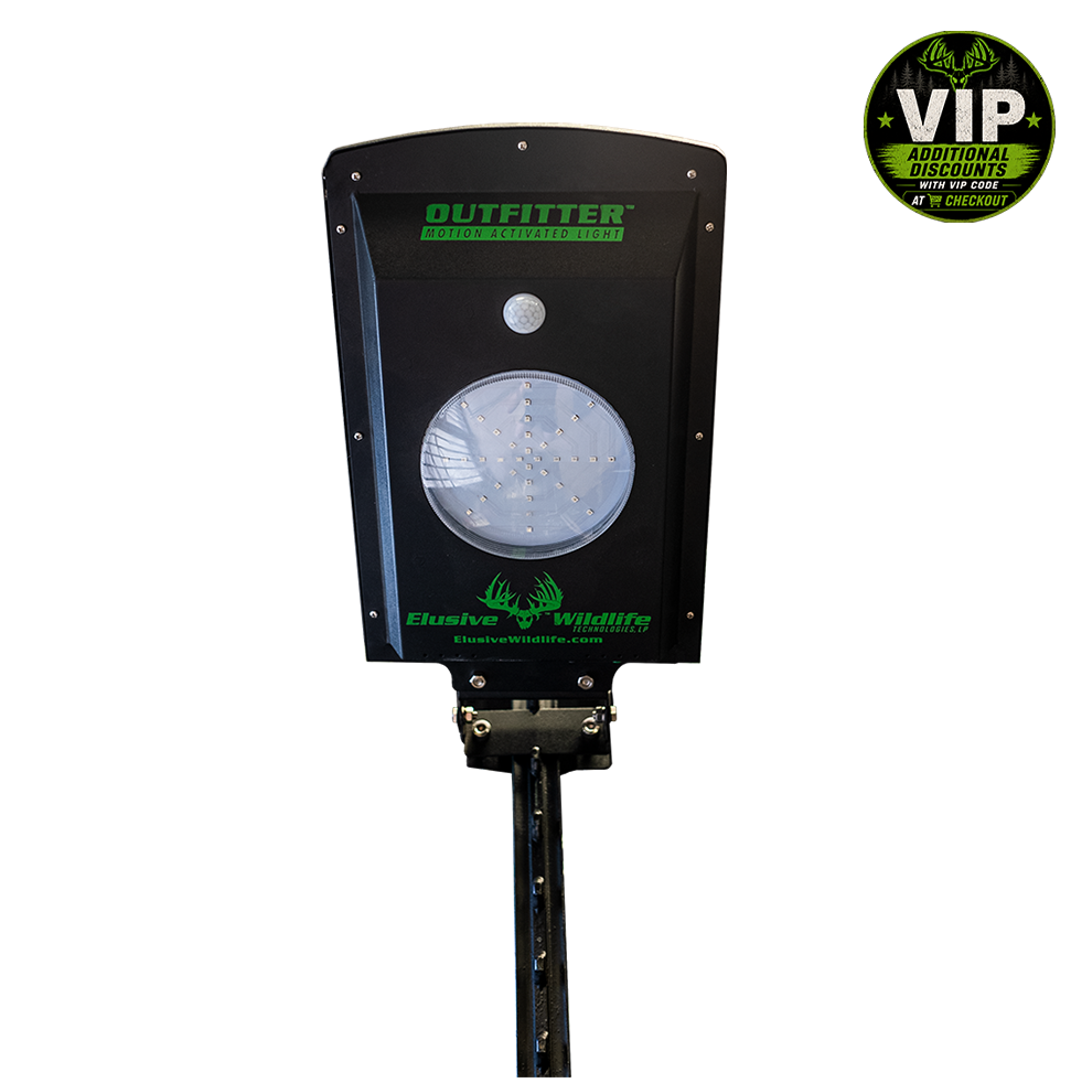 Kill Light Outfitter Solar Feeder Light – Hog Hunting & Pig Hunting Light (Green, White, IR)