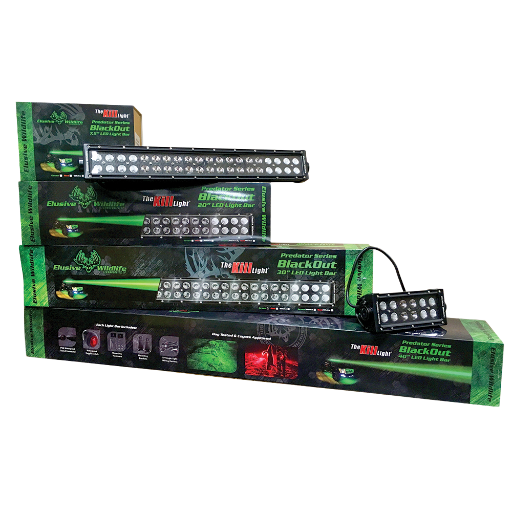 Kill Light Predator Series GEN 2 Blackout LED Light Bar – Elusive Wildlife