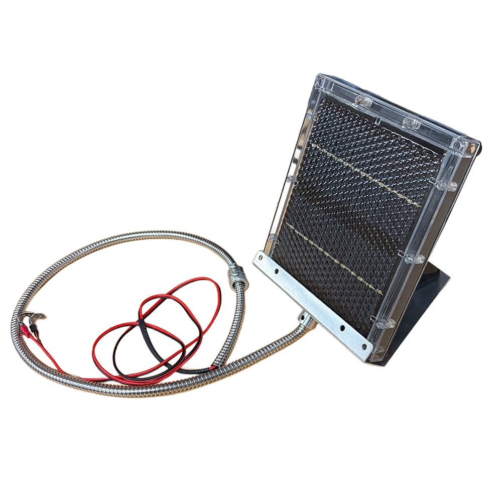 Elusive Wildlife 12 Volt Solar Panel for Wildlife Feeders – High Efficiency Solar Charger with Reinforced Cable & Mounting Bracket – Durable Weatherproof Design for Deer & Hog Feeders – Elusive Wildlife Technologies