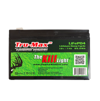 TRUMAX Lithium Series 12 Volt 7aH Deep Cycle Rechargeable LifePO4 Batteries for Wildlife Feeders