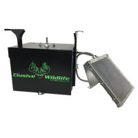 Elusive Wildlife Premium 12 Volt Feeder Control Box with The Timer and Cable Solar Panel