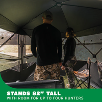 Barronett Hunting Blind - GrandView™ Ground Blind - 104in Wide x 82in Tall