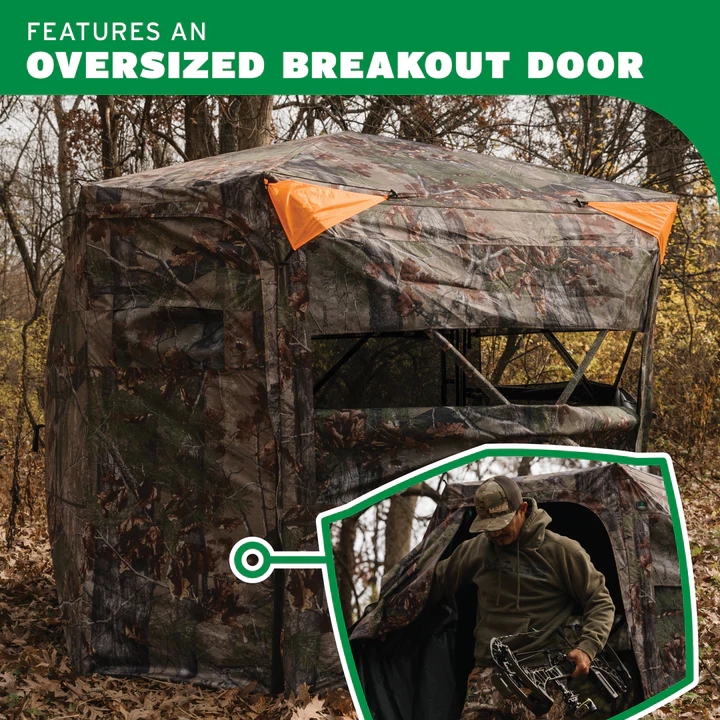 Barronett Hunting Blind - GrandView™ Ground Blind - 104in Wide x 82in Tall